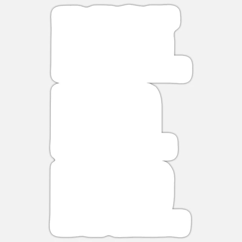 Bruder - Bester Bruder - Sticker Größe S (10 x 10 cm) - Mattweiß