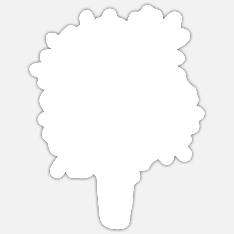 Ranimé - Sticker taille S (10 x 10 cm) - blanc mat