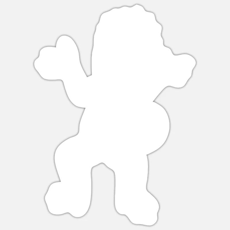 Kultur der Inkas, Affe, Äffchen Sticker Größe S (10 x 10 cm)