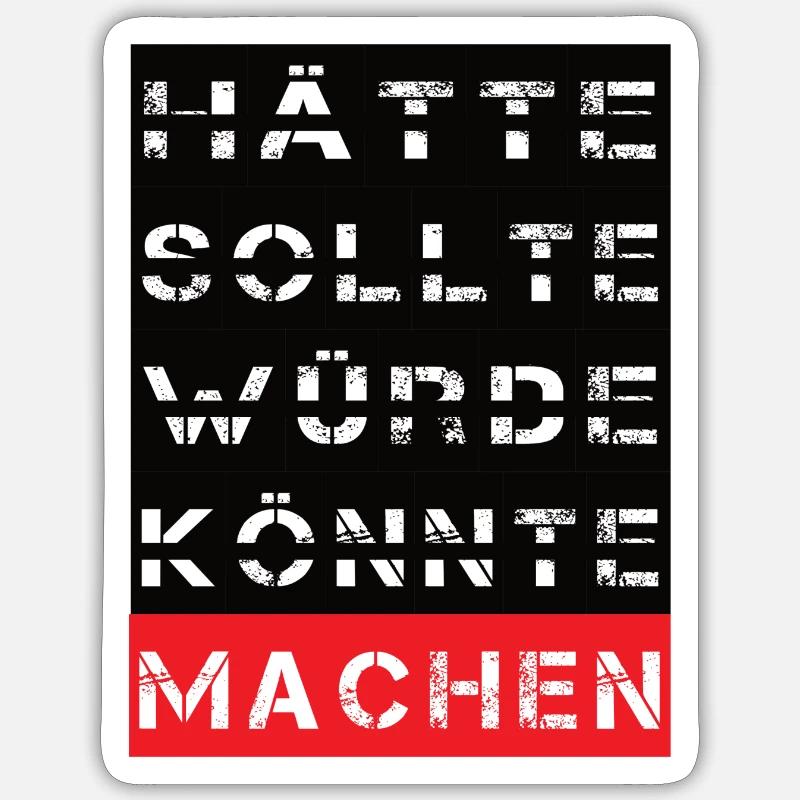 Machen Sticker Größe S (10 x 10 cm)