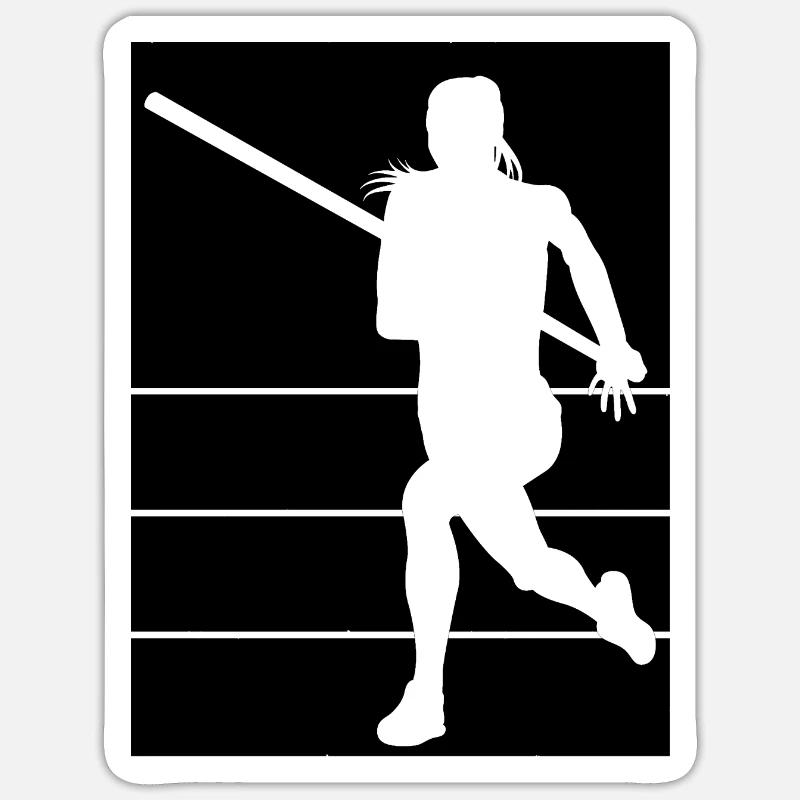 Perchiste - Sticker taille S (10 x 10 cm) - blanc mat