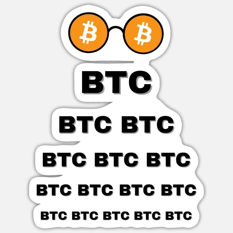 Bitcoin Bezel Sticker size S (10 x 10 cm)