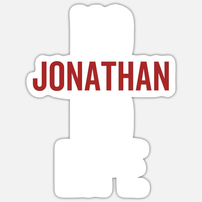 Pas de Jonathan Pas de vie Sticker taille S (10 x 10 cm)