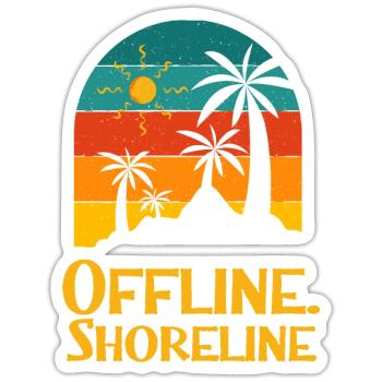 Beach Family Ocean Relative Summer - Sticker size S (10 x 10 cm) - white matte - Front