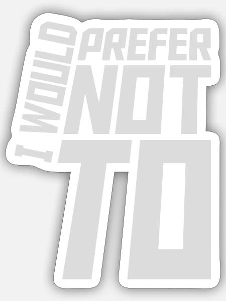  - Sticker size S (10 x 10 cm) - white matte