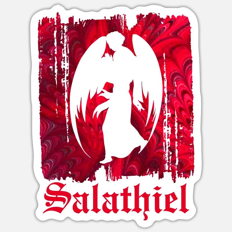 salathiel e 68 - Sticker Größe S (10 x 10 cm) - Mattweiß