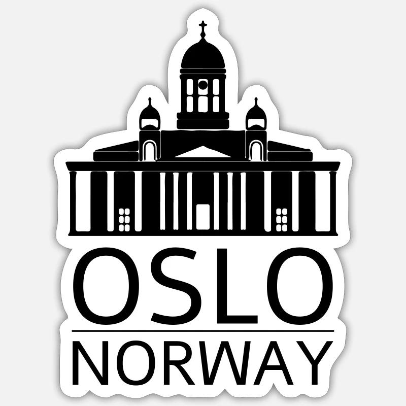 Oslo Sticker Größe S (10 x 10 cm)