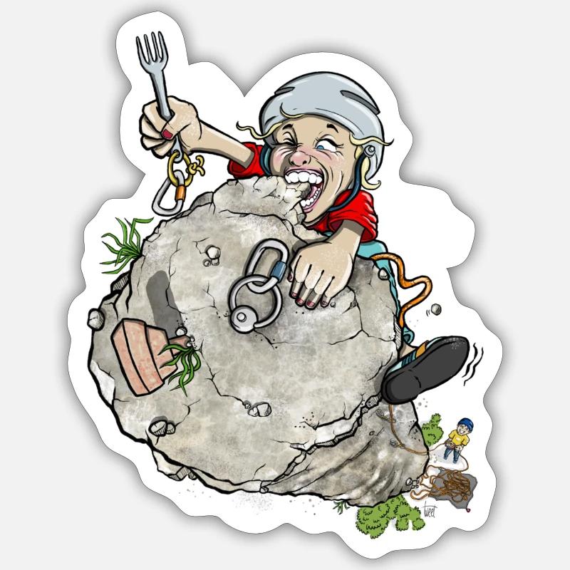 Felsgeschmack Sticker Größe S (10 x 10 cm)