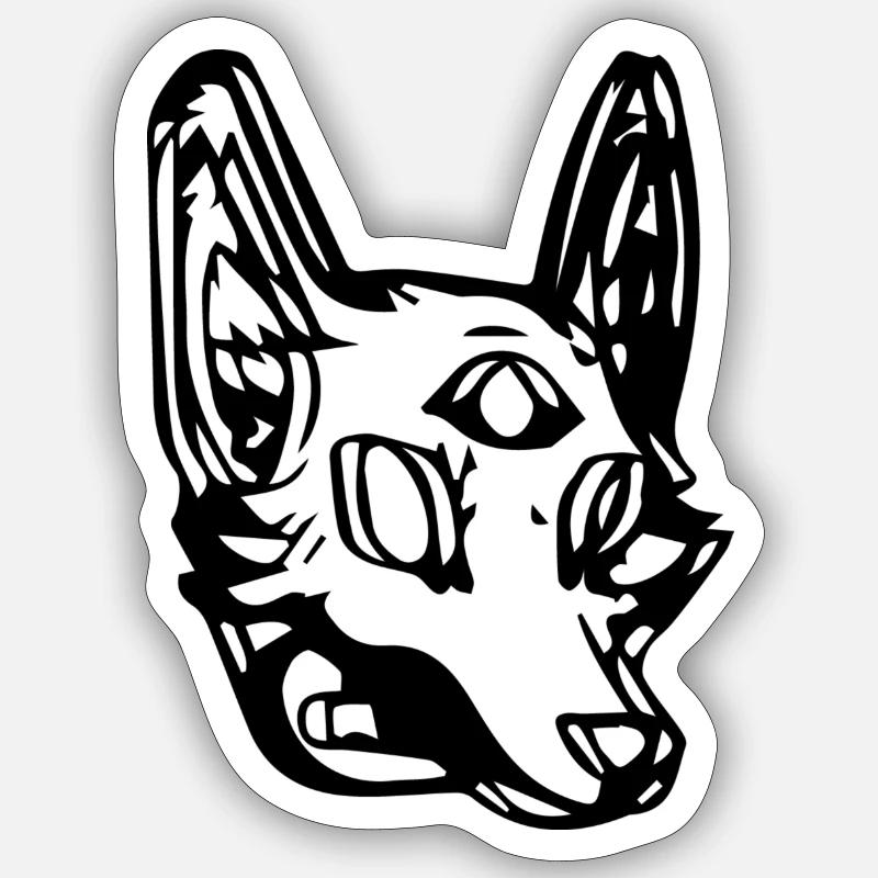 Sticker Größe S (10 x 10 cm) - 