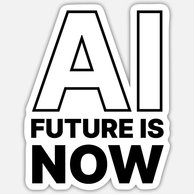 AI ARTIFICIAL INTELLIGENCE Sticker size S (10 x 10 cm)