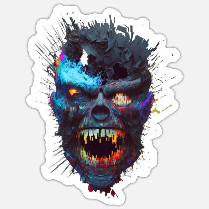 Sticker Größe S (10 x 10 cm) - 