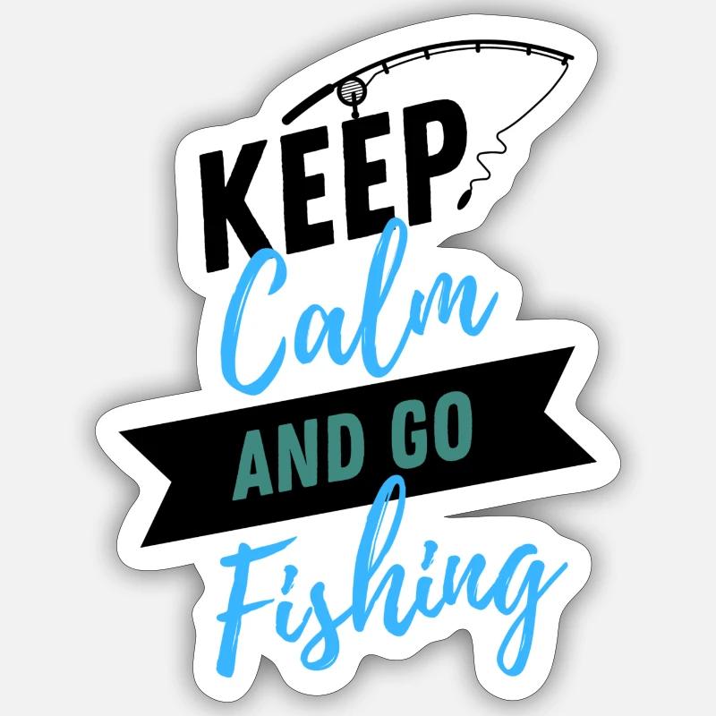 Keep Calm - Sticker size S (10 x 10 cm) - white matte