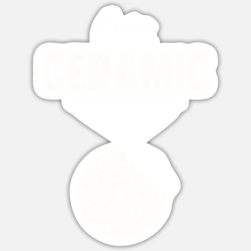 Frein ceramic Sticker taille S (10 x 10 cm)
