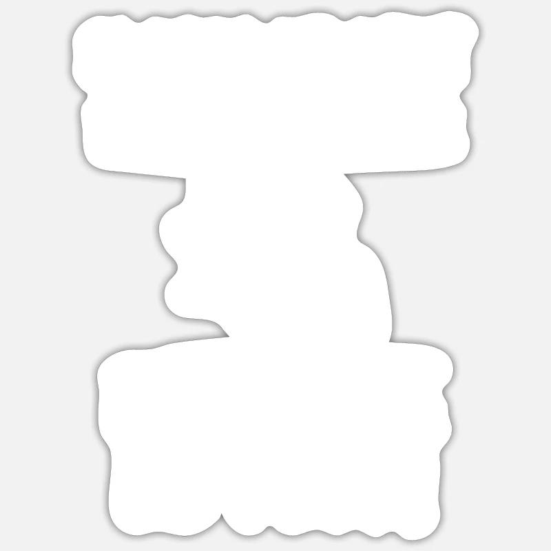 Papa bricoleur - Sticker taille S (10 x 10 cm) - blanc mat