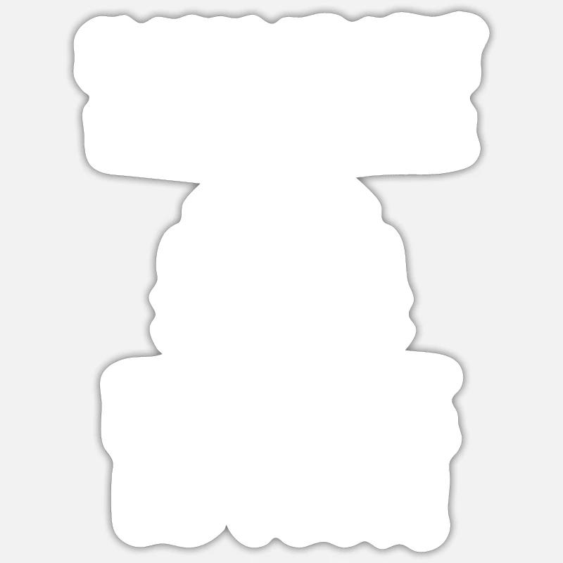 Papa bricoleur - Sticker taille S (10 x 10 cm) - blanc mat