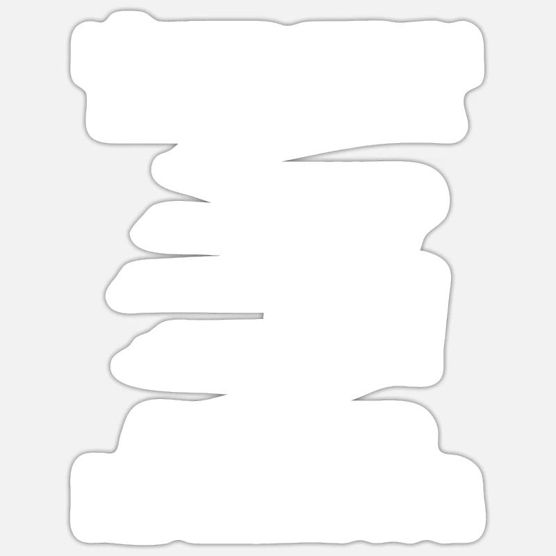 Rolllstuhlfahrer Spruch Regierung Geschenk - Sticker Größe S (10 x 10 cm) - Mattweiß