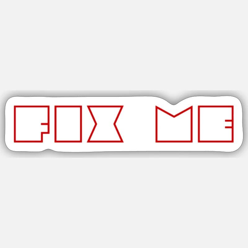 Réparez-moi Sticker taille S (10 x 10 cm)