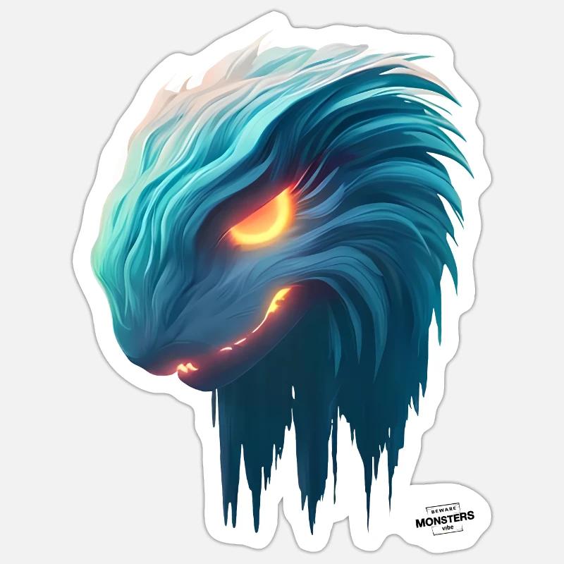 Dodger One - Sticker Größe S (10 x 10 cm) - Mattweiß