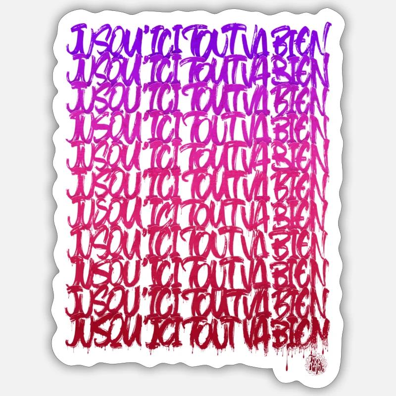 Sticker Größe S (10 x 10 cm) - 