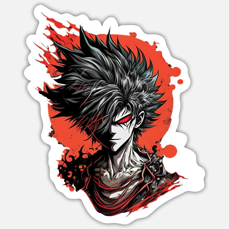 Anime Style Sticker size S (10 x 10 cm)