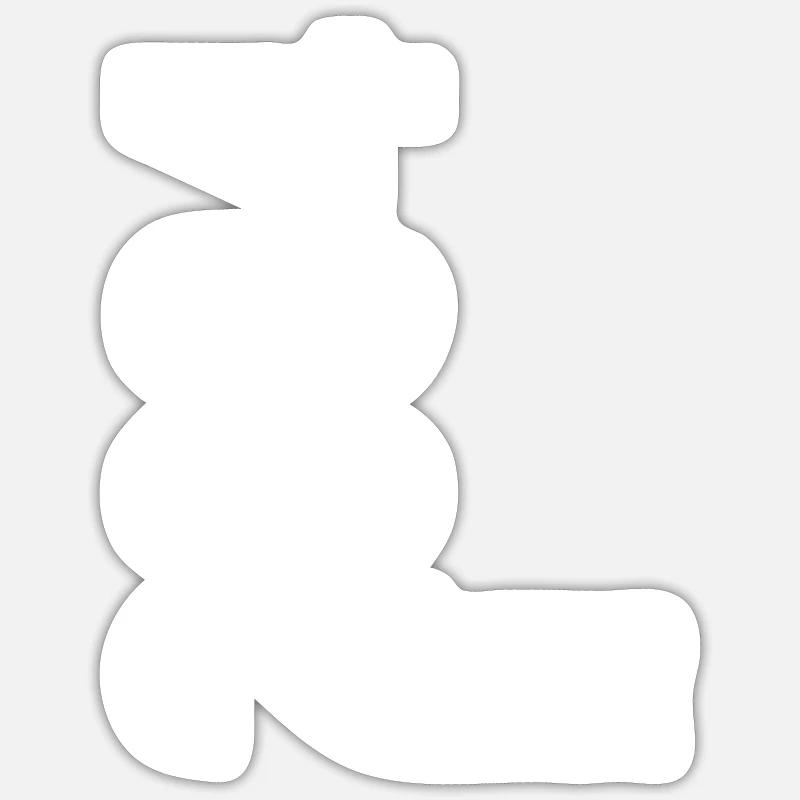 2004 Édition Limitée - Sticker taille S (10 x 10 cm) - blanc mat
