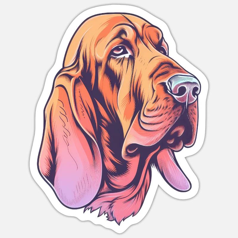 Limier - Sticker taille S (10 x 10 cm) - blanc mat