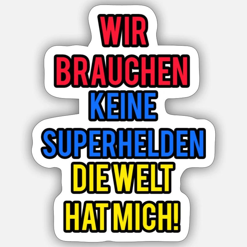 Sticker Größe S (10 x 10 cm) - 