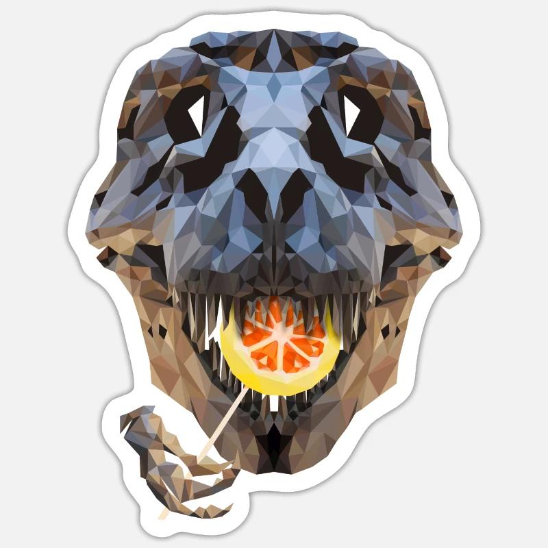 Lollo Rex Sticker Größe S (10 x 10 cm)