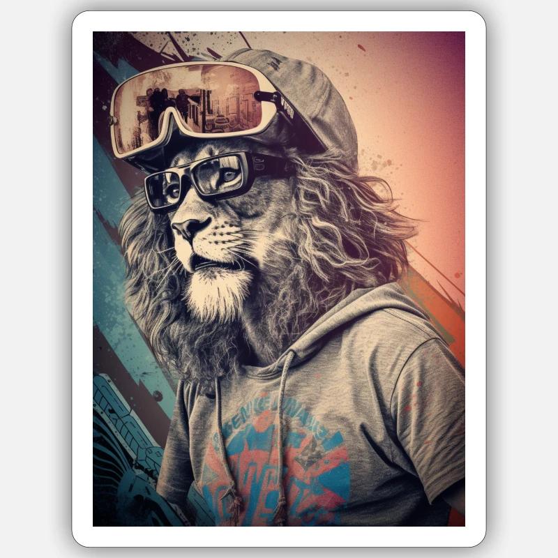 Sticker taille S (10 x 10 cm) - 