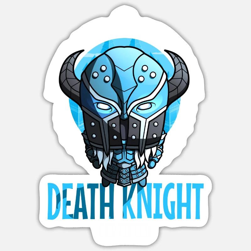 Deathknight certified Sticker size S (10 x 10 cm)