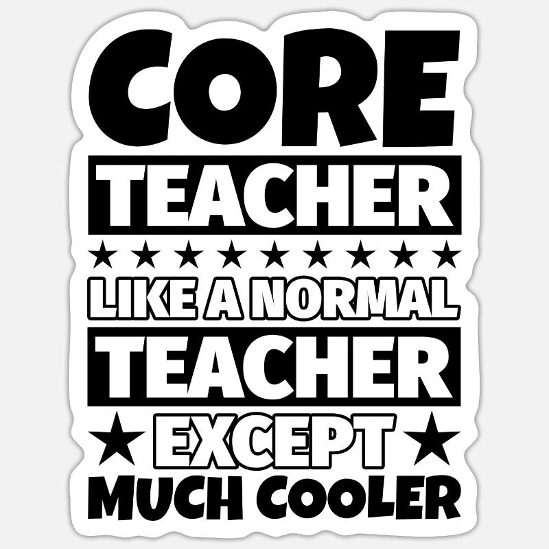 CORE Gift for Teachers Sticker size S (10 x 10 cm)