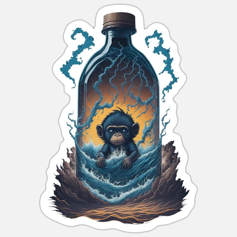 Sticker Größe S (10 x 10 cm) - 