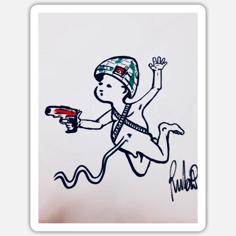 Sticker taille S (10 x 10 cm) - 