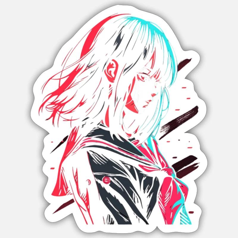 Rei - Sticker Größe S (10 x 10 cm) - Mattweiß