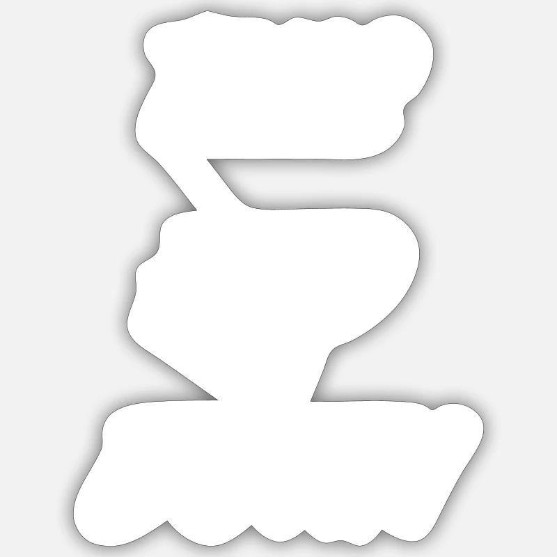 Cette fin vers le bas Sticker taille S (10 x 10 cm)