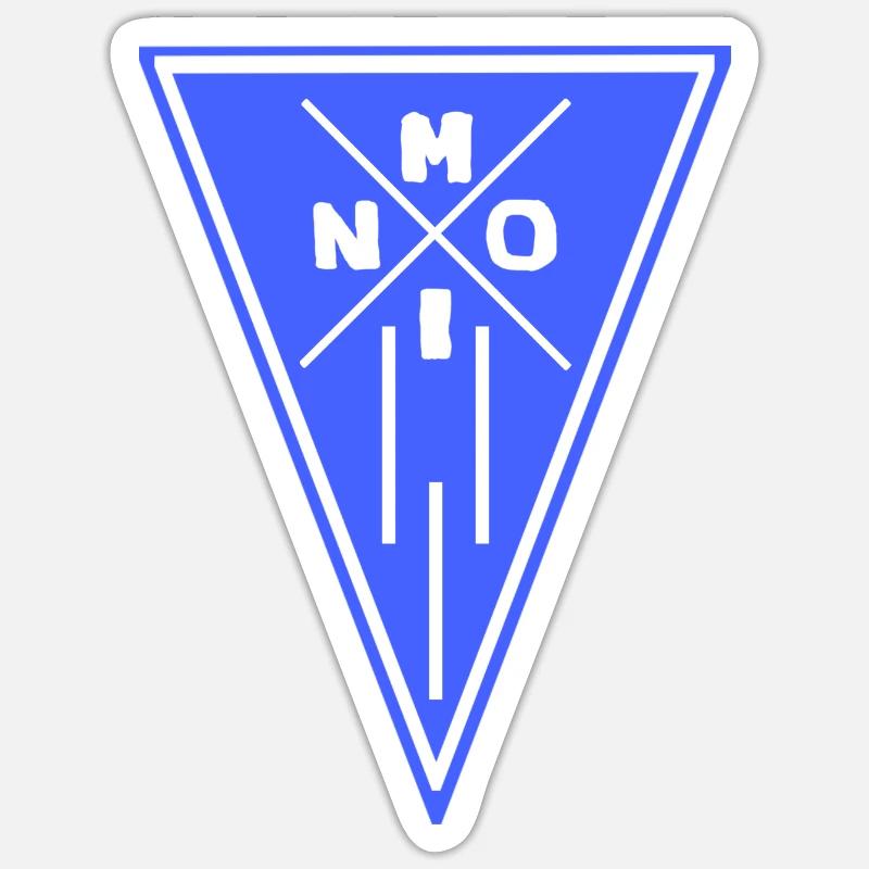 Anker Moin Hafen und Schiffe Meer - Sticker Größe S (10 x 10 cm) - Mattweiß