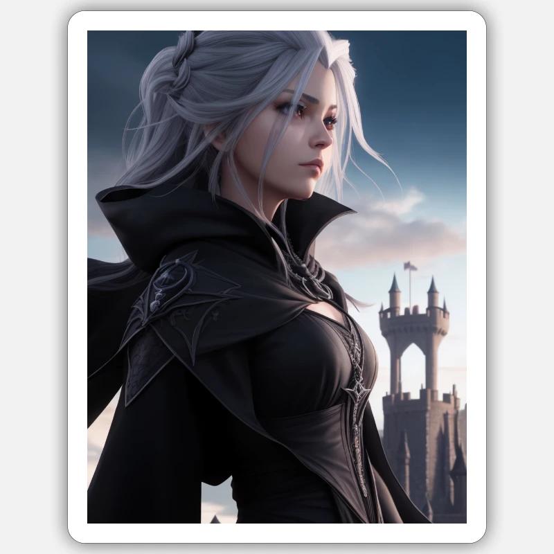 AI 3D Version 43 Sticker Größe S (10 x 10 cm)