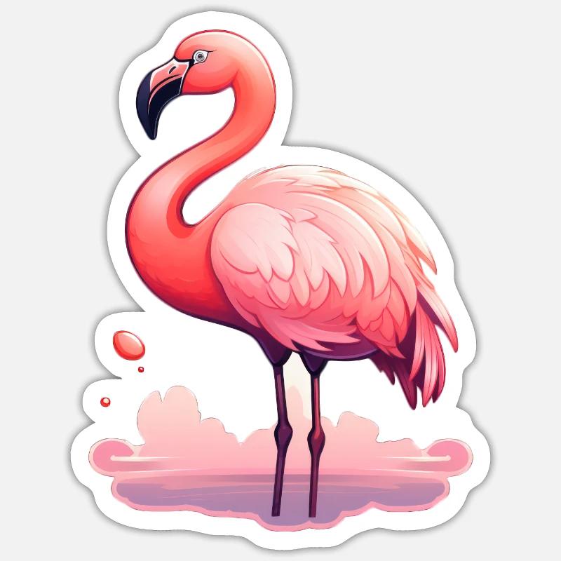Flambant Sticker taille S (10 x 10 cm)