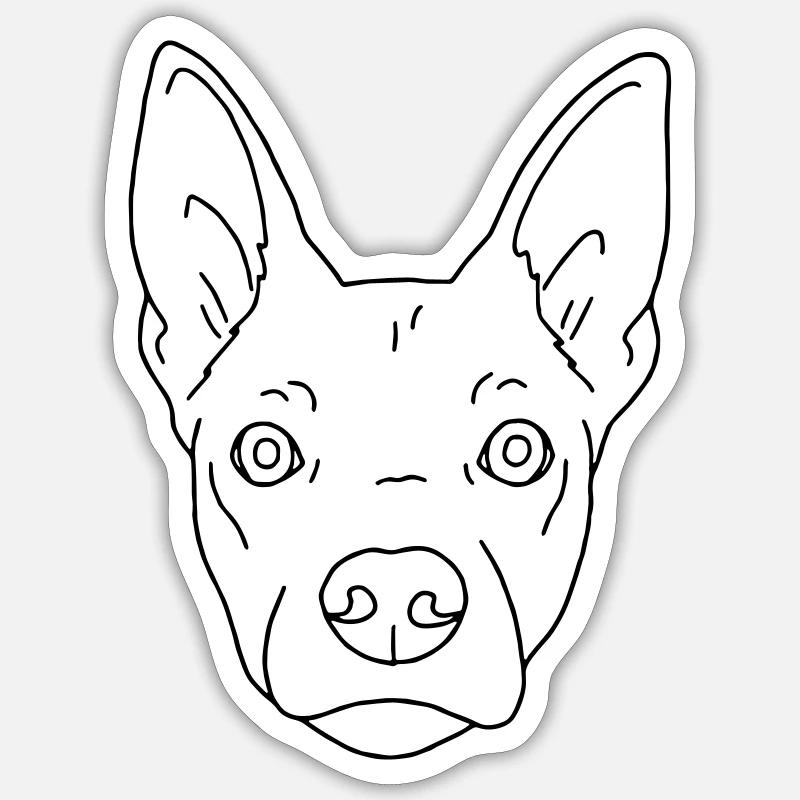 dog Sticker size S (10 x 10 cm)
