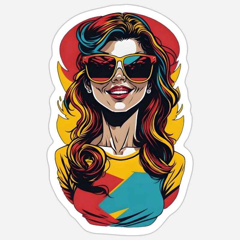 Sticker Größe S (10 x 10 cm) - 