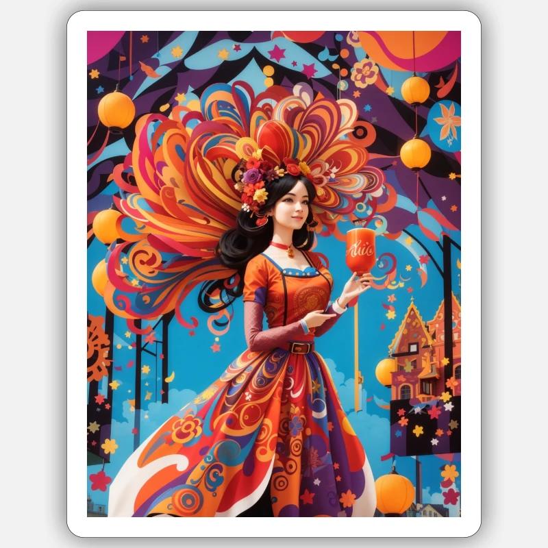 Sticker Größe S (10 x 10 cm) - 
