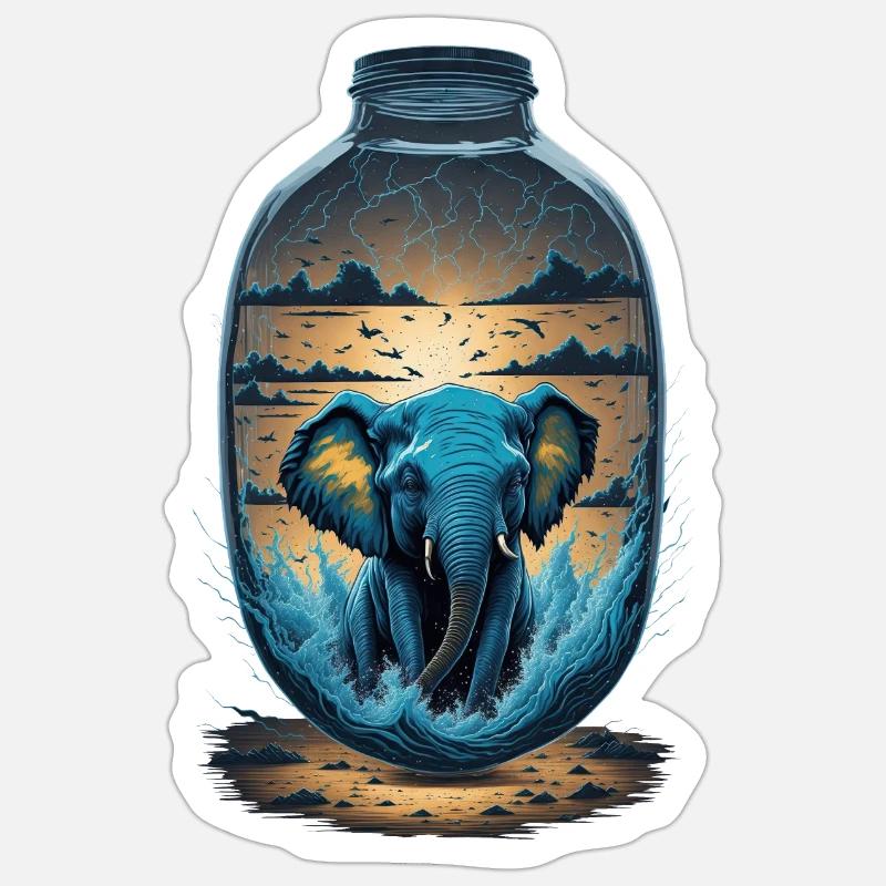 Sticker Größe S (10 x 10 cm) - 