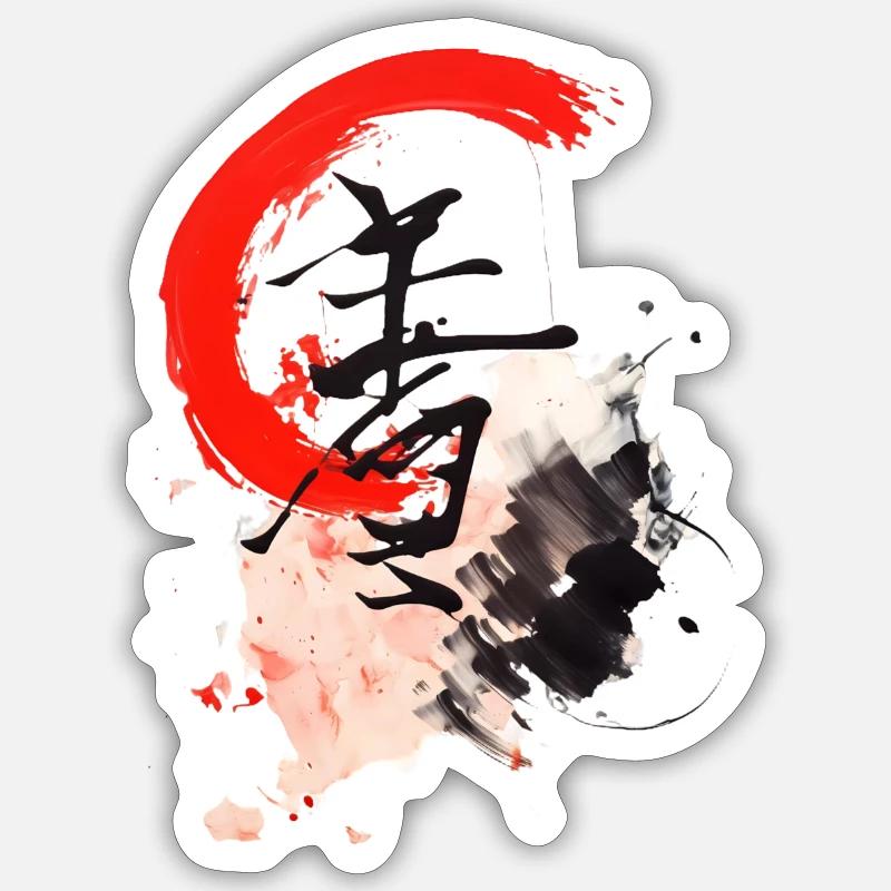 37 - Sticker size S (10 x 10 cm) - white matte