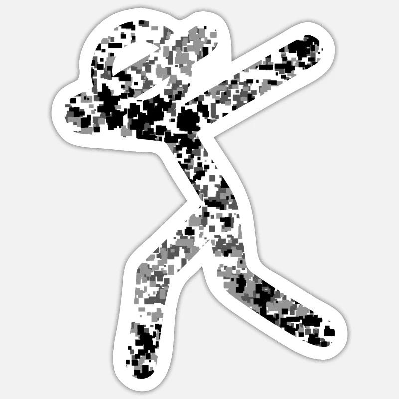 Dabbin - Sticker size S (10 x 10 cm) - white matte