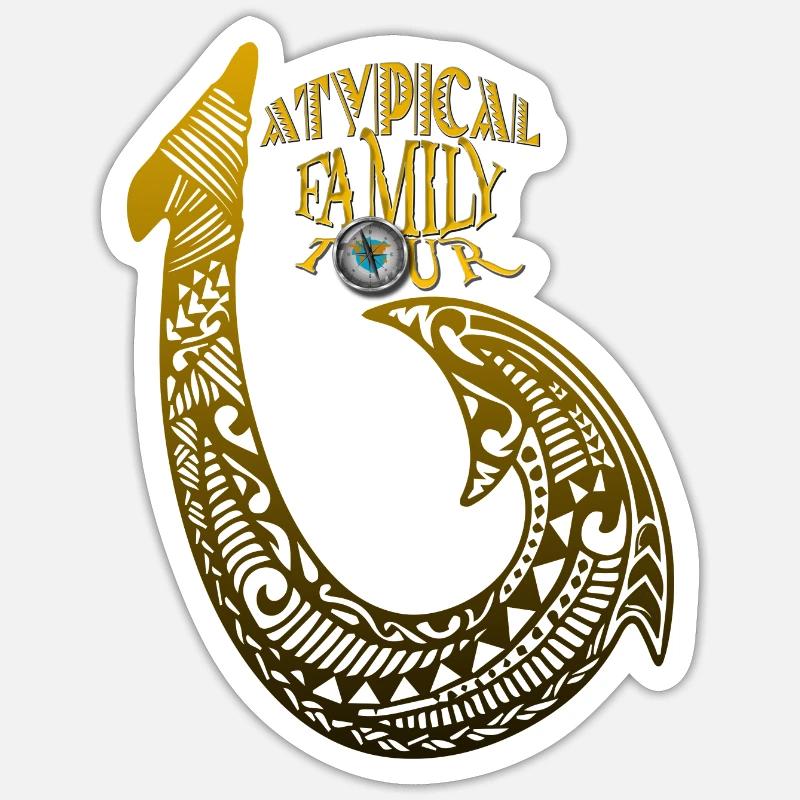 A.F.T Hook - Sticker size S (10 x 10 cm) - white matte