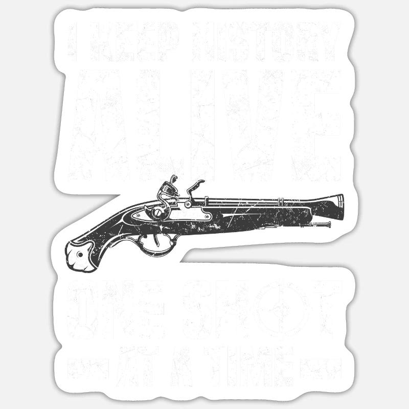 Muzzleloader Sticker Größe S (10 x 10 cm)