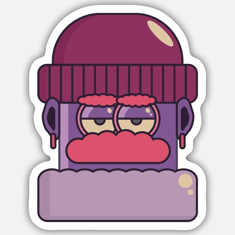 Dumb Guy Sticker Größe S (10 x 10 cm)