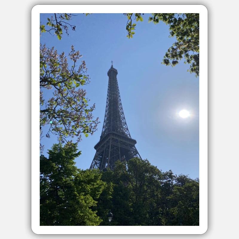 Eiffelturm Sticker Größe S (10 x 10 cm)