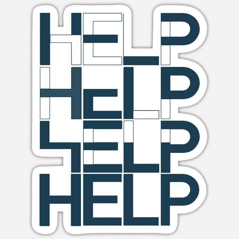 Aide Sticker taille S (10 x 10 cm)