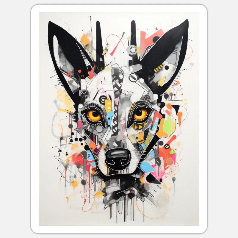 [] Yeux de dévotion Sticker taille S (10 x 10 cm)